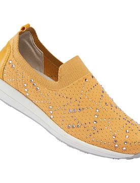 Bequem-Slipper "Glamour" 41 gelb
