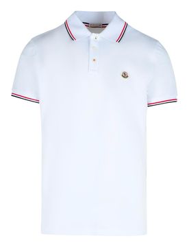 Moncler Maglietta di cotone bianco