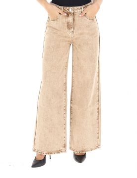 Jeans a palazzo BEIGE 40