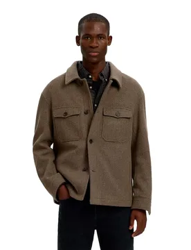 Giacca Mitch Chocolate Torte / Melange M - Selected - FashionsVida