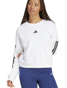 Essentials 3 stripes sudadera mujer Blanco (XXS) - Adidas - FashionsVida