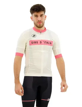 Maglia A Maniche Corte Giro Italia 2022 Fuori White - Castelli - FashionsVida