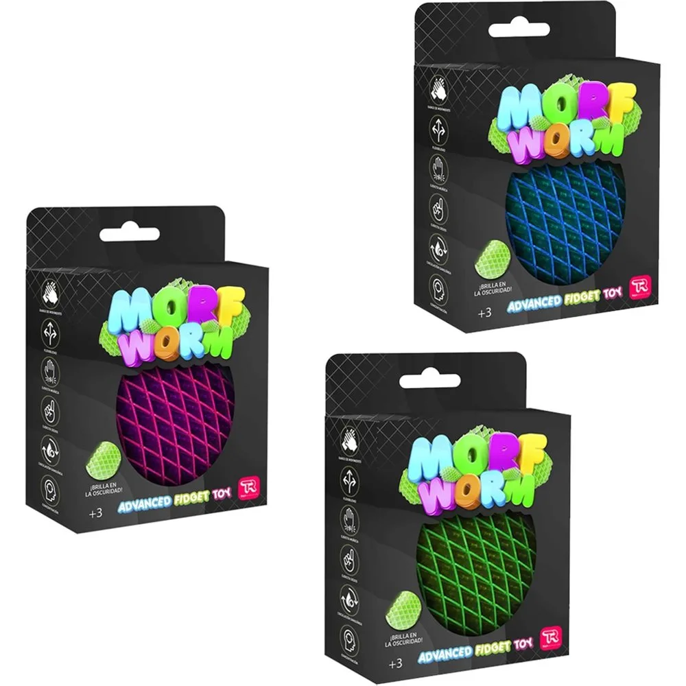 Juguete sensorial antiestrés Morf Worm modelos surtidos - Classic Revolution - FashionsVida