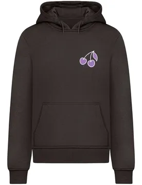 Felpa Con Cappuccio Paradise Cherries Black 4XL