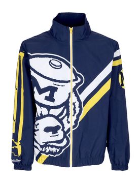 Giacca a Vento Uomo Ncaa Exploded Logo Warm Up Jacket Micwol Navy