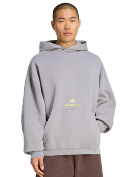 Amg Washed Hoodie Uomo - Felpe con cappuccio Grigio - Taglia XXS - Jersey di cotone XXS