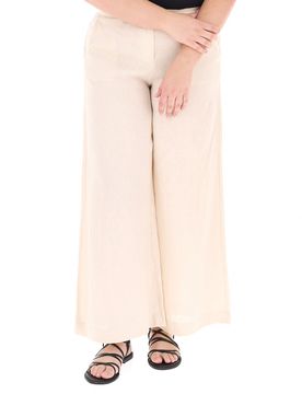 Pantalone in lino COLLECTION BEIGE 50