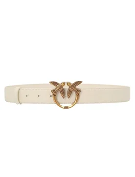 Cintura LOVE BERRY Donna Pelle M Bianco - 100125-A0F1-Z14Q-M - PINKO - FashionsVida