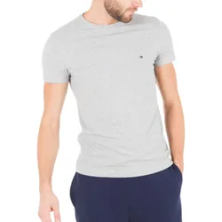 Mens T Shirts Crew Neck Short Sleeve Summer New Cotton Tee - Grey - Size Small
