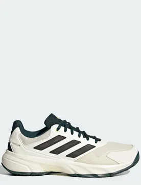 Scarpe da tennis Courtjam Control 3 43 1/3 Off White / Silver Metallic / Aurora Ivy - Adidas - FashionsVida