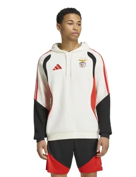 Sweat à Capuche Benfica 26/27 Cloud White / Red XL - Adidas - FashionsVida