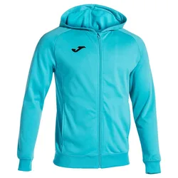 Sweat-shirt à Zip Menfis Fluor Turquoise S