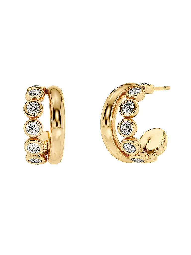 Orecchini GRACE Large gold oro - Edblad - FashionsVida