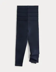 Pack Cotton Rich Plain Leggings (2-8 Yrs) Dark Navy female