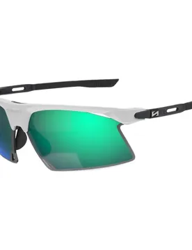 Occhiali Da Sole Polarizzati Aerobeam Titanium White Matt Metal