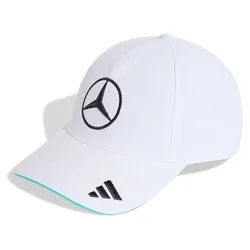 Cappellino Con Visiera Mercedes-amg Petronas F1 Team Driver White 58 cm