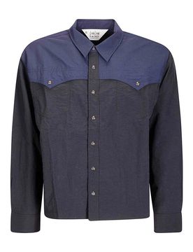 Brain Dead Camicia western in nylon