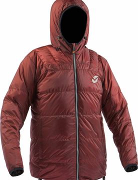 Daunen-Skijacke Gonzo H Red Black für Herren Größe S Rot