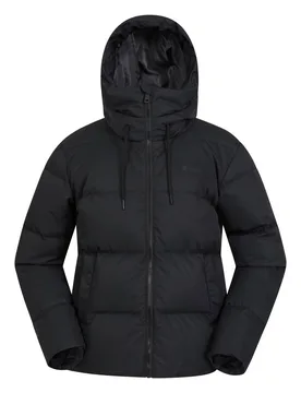 Women's 'Cosy Extreme' Water Resistant Outdoors Short Down Jacket in Black Size: 14 - Black - Size: 14 - Mountain Warehouse - FashionsVida