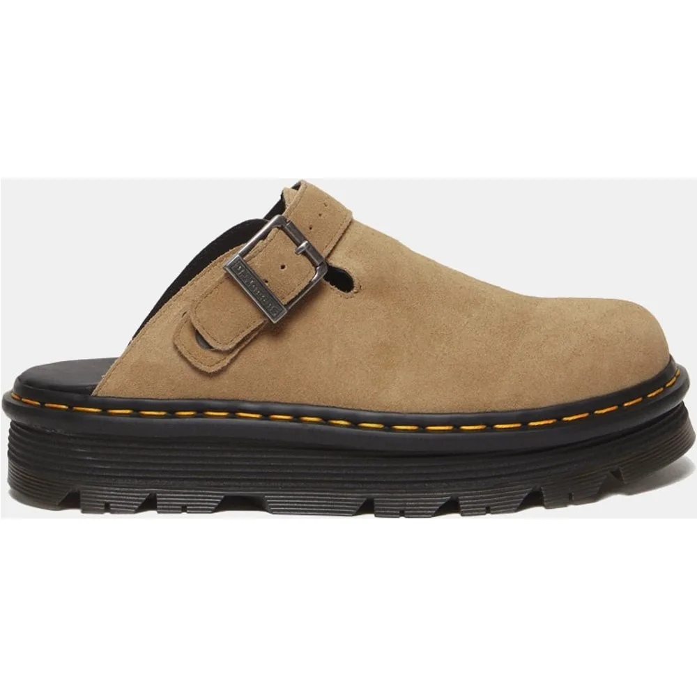 Zueco casual con plataforma Zebzag de ante - Dr. Martens - FashionsVida