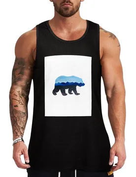 Bear Silhouette Painting Tank Top Casual Summer Tank Top Relaxed Fit Sleeveless Wear - Aliexpress - FashionsVida