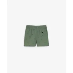 Bañador bermuda de hombre con calaveras y bolsillo trasero