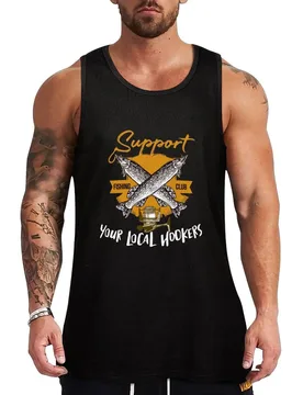 Support Your Local Hookers Tank Top Vintage Print Tank Top Retro Graphic Sleeveless Tee - Aliexpress - FashionsVida