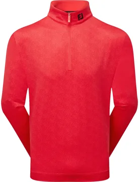 Layer Speckle Print Chill-Out 1/4-Zip, rot xl - FootJoy - FashionsVida
