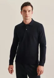 Slim Polo Uni Blau XXL