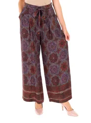 Pantalone a palazzo BORDEAUX M