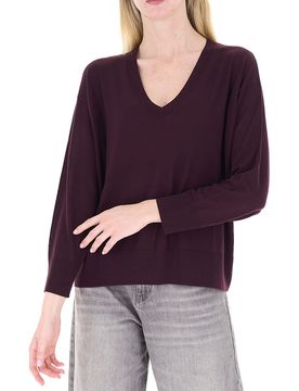 VICOLO Maglia in lana BORDEAUX L
