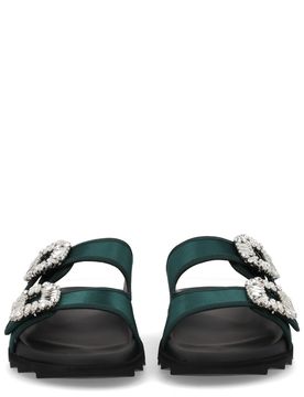 Slidy Viv' Mules in Satin