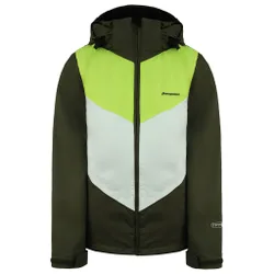Long Sleeve Zip Up Green Womens Elevate Jacket Fajkskf20030 Gst Caper - Size Large