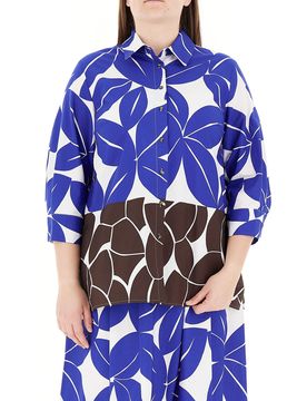 Camicia in cotone BLU 17
