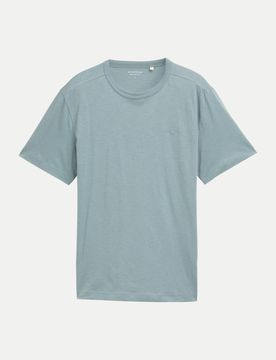 Basic T-Shirt Blau S