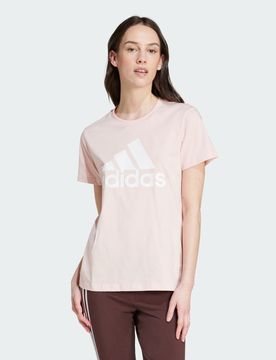 T-shirt con logo Essentials XS Sandy Pink