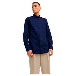 Camicia A Maniche Lunghe Blaparker Perfect Navy / Fit Slim Fit L
