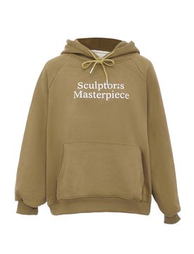 HOMEBASE Sudadera caqui / blanco