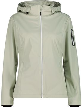 Woman jacket zip hood chaqueta softshell mujer Verde (48)