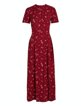 TJW FLORAL MIDI DRESS female