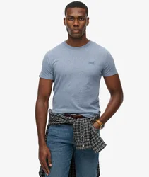 Superdry Herren Essential Logo T-shirt Blau - Größe: Xxxl