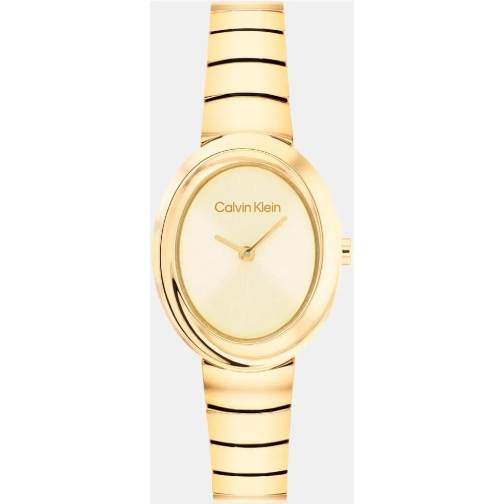 Reloj de mujer Twisted Bezel 25100147 de acero - Calvin Klein - FashionsVida