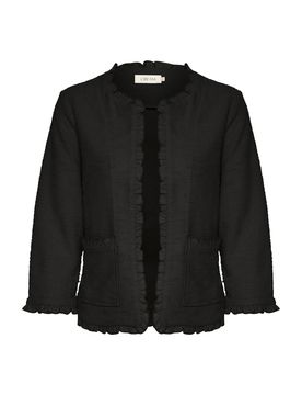 Cream Blazer 'Mellie' negro