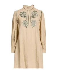 Mini-Kleid Damen Beige 34,36,38,40 Damen