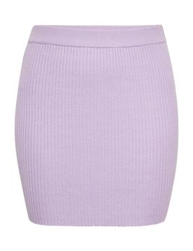 Swirly Falda lavanda / lila claro