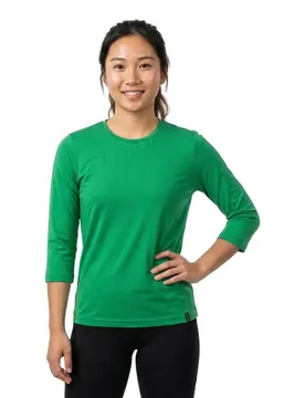 T-shirt à Manches 3/4 Crossover 20191 Grass Green 2XL