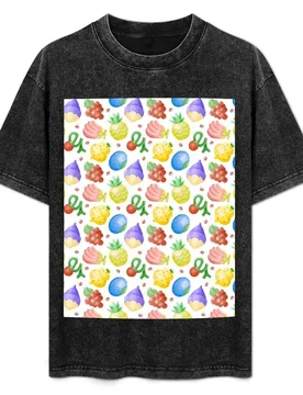 Fantasy Berry Pattern T-Shirt Durable Work Wear T-Shirt - Aliexpress - FashionsVida