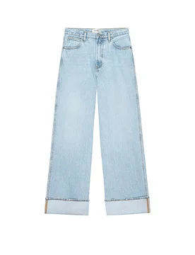 Jeans Wide Leg THE CUFFED WIDE hellblau 27 damen - FRAME - FashionsVida