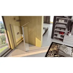 Panel fijo + 1-2 puerta Ducha D1 Plus Giro Izquierdo