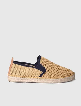 Alpargatas planas de hombre de tejido de rejilla con elásticos - Toni Pons - FashionsVida